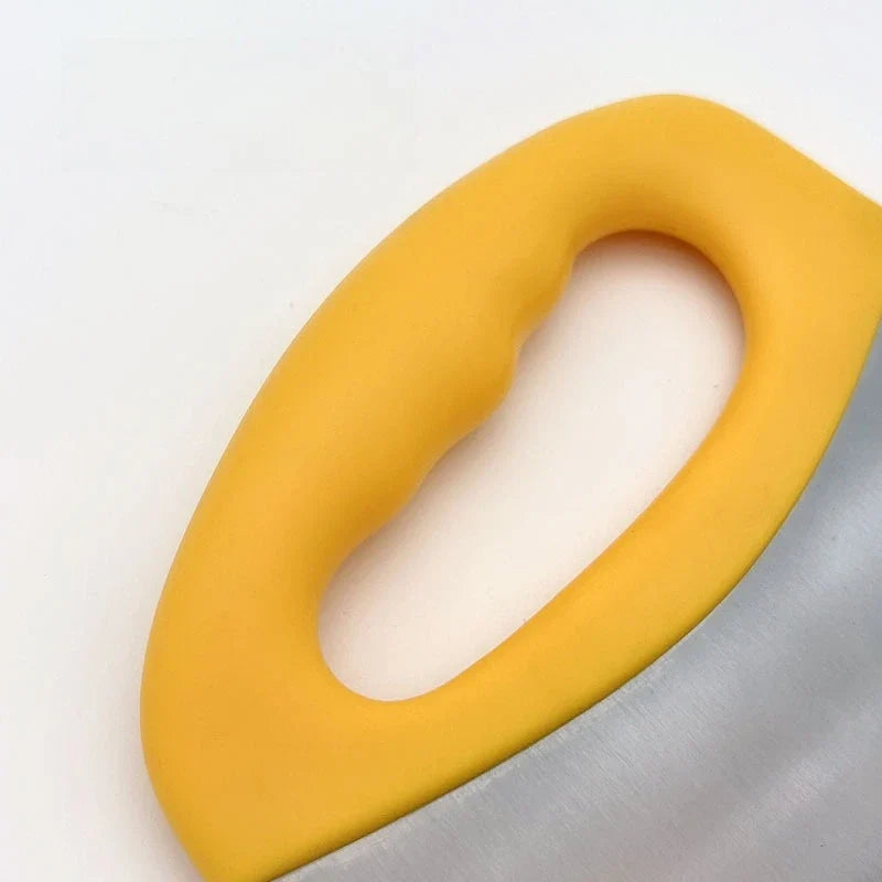 Stainless Steel Pizza Cutter with Protective Sheath Semi-Circle Pizza Cutter Qme