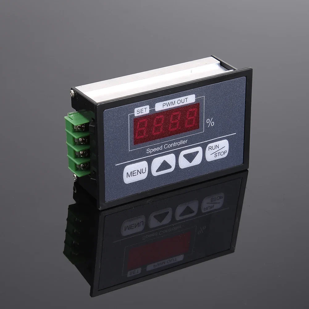 PWM DC Motor Speed Controller – Slow Start Soft Stop Digital 6–60V Motor Speed Controller Qme