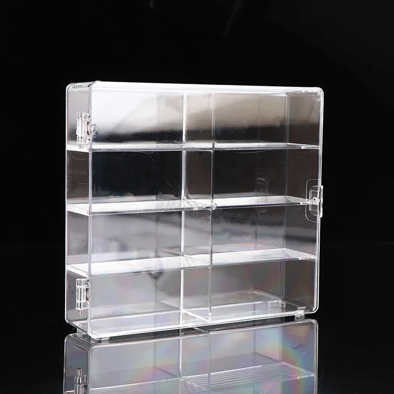 Kids Acrylic Diecast Car Storage Box – 1:64 Toy Organizer Diecast Car Storage Box Qme