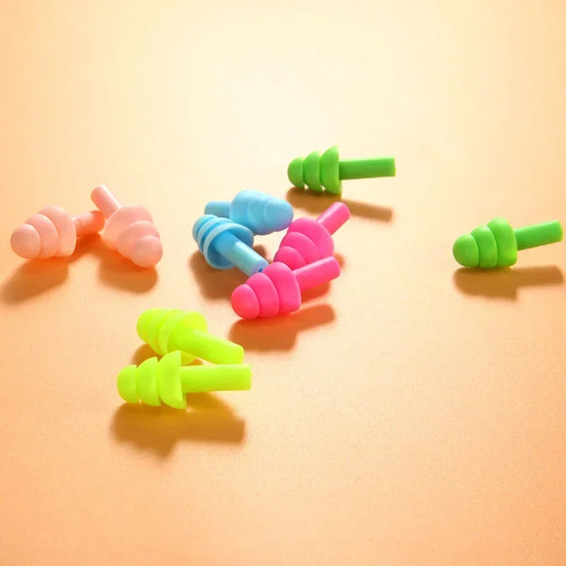 100 Pairs Reusable Silicone Earplugs – 32dB Noise Reduction Silicone Earplugs Qme