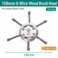 Heavy Duty Steel Wire Brush Head – Weeding, Moss & Rust Remover Garden Cleaning Tool Qme 6 head