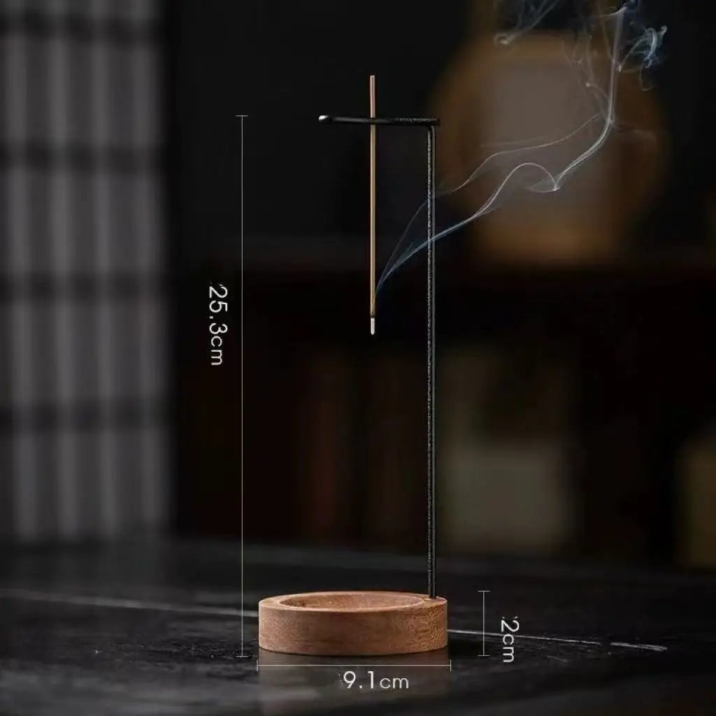 Aloeswood Incense Censer Stand – Meditation Home Decor Incense Censer Stand Qme brown M 1Pc