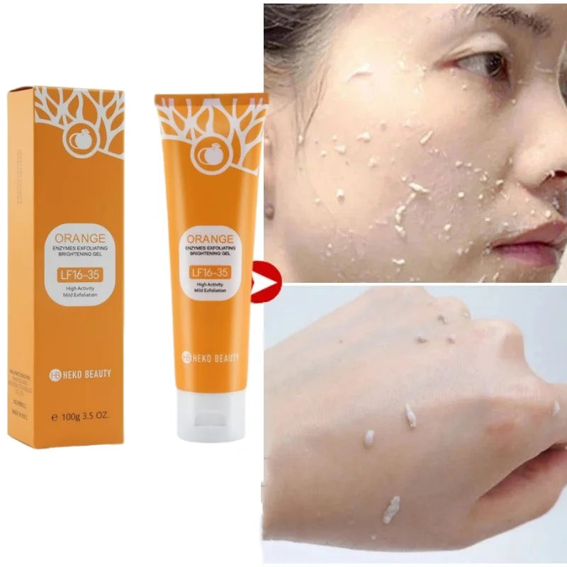 Orange Exfoliating Gel Body Scrub – Smooth Skin | Qme Body Exfoliating Scrub Qme