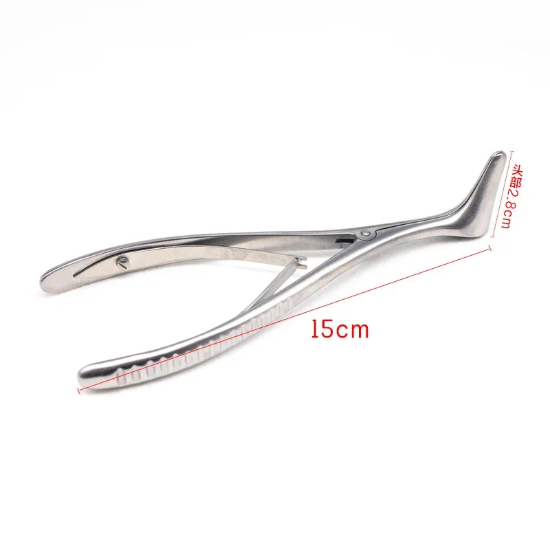 Nasal Speculum Nostril Pliers – Stainless Steel Exam Tool Nasal Speculum Tool Qme indigo