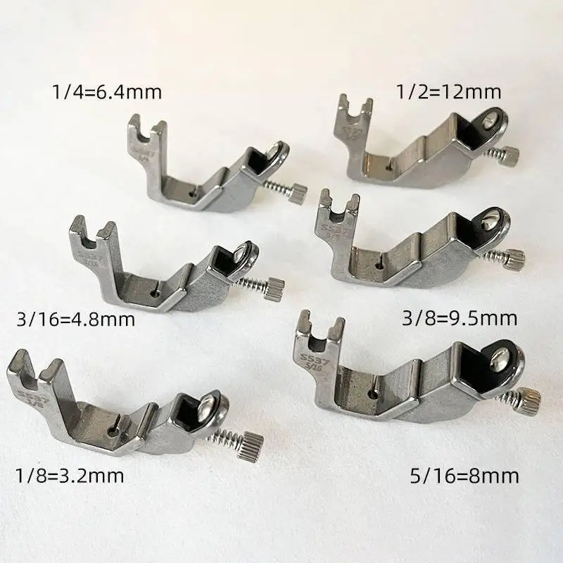 S537 Pleated Wrinkled Presser Foot Right Guide | Lockstitch Sewing Presser Foot Qme