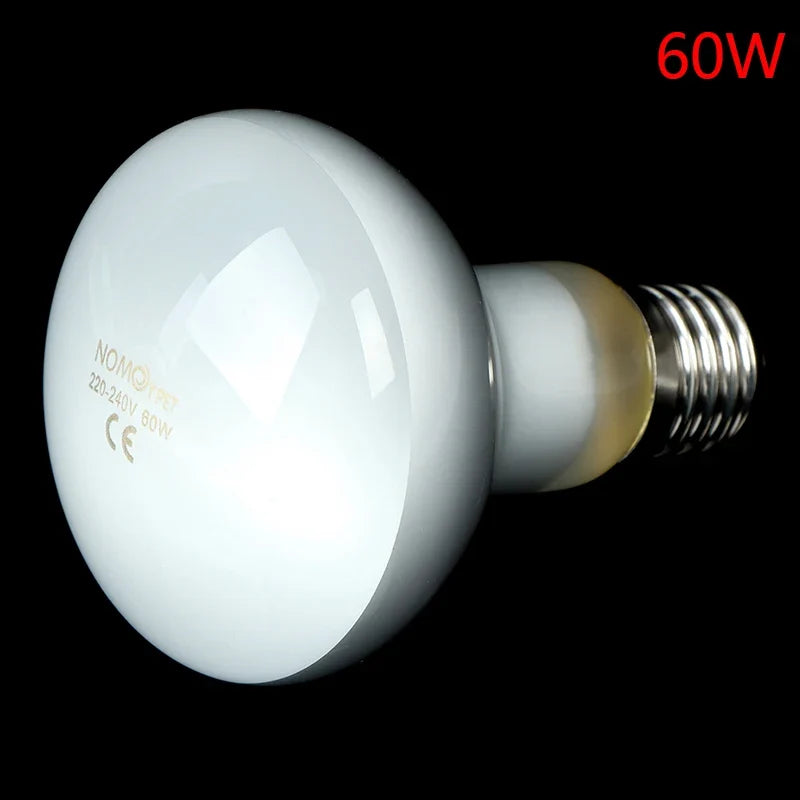 UVA UVB Reptile Basking Lamp Bulb for Turtles & Lizards Reptile Basking Lamp Qme 60W
