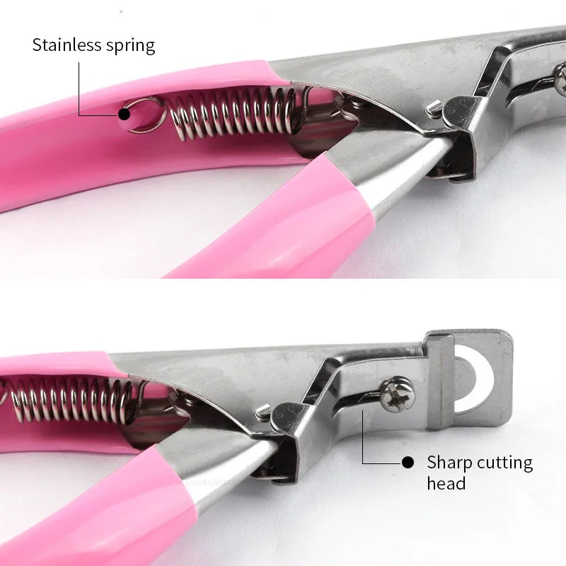 Professional U-Shape False Nail Clipper | Acrylic Nail Cutter Nail Clipper Qme