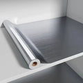 Brushed Stainless Steel Wall Sticker – Waterproof Self-Adhesive Self-Adhesive Wall Sticker Qme A 40cmX5m