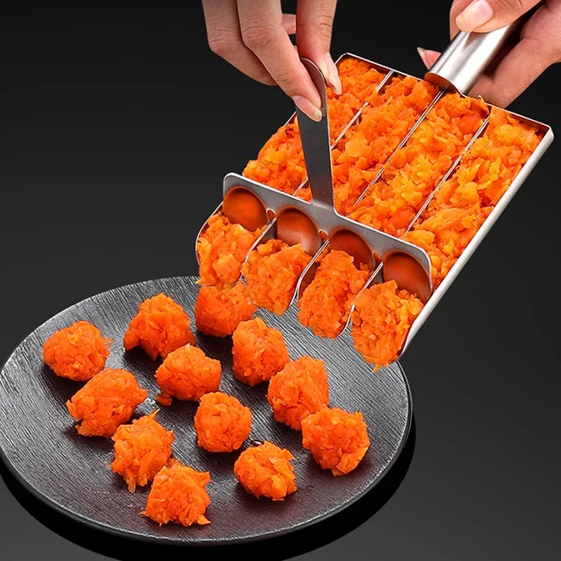 Non-Stick Meatball Maker Spoon – Stainless Steel Easy Release Meatball Maker Spoon Qme