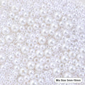 Mixed Acrylic Pearl Beads | 5 Sizes, 30g DIY Craft Pack Craft Beads Qme 1
