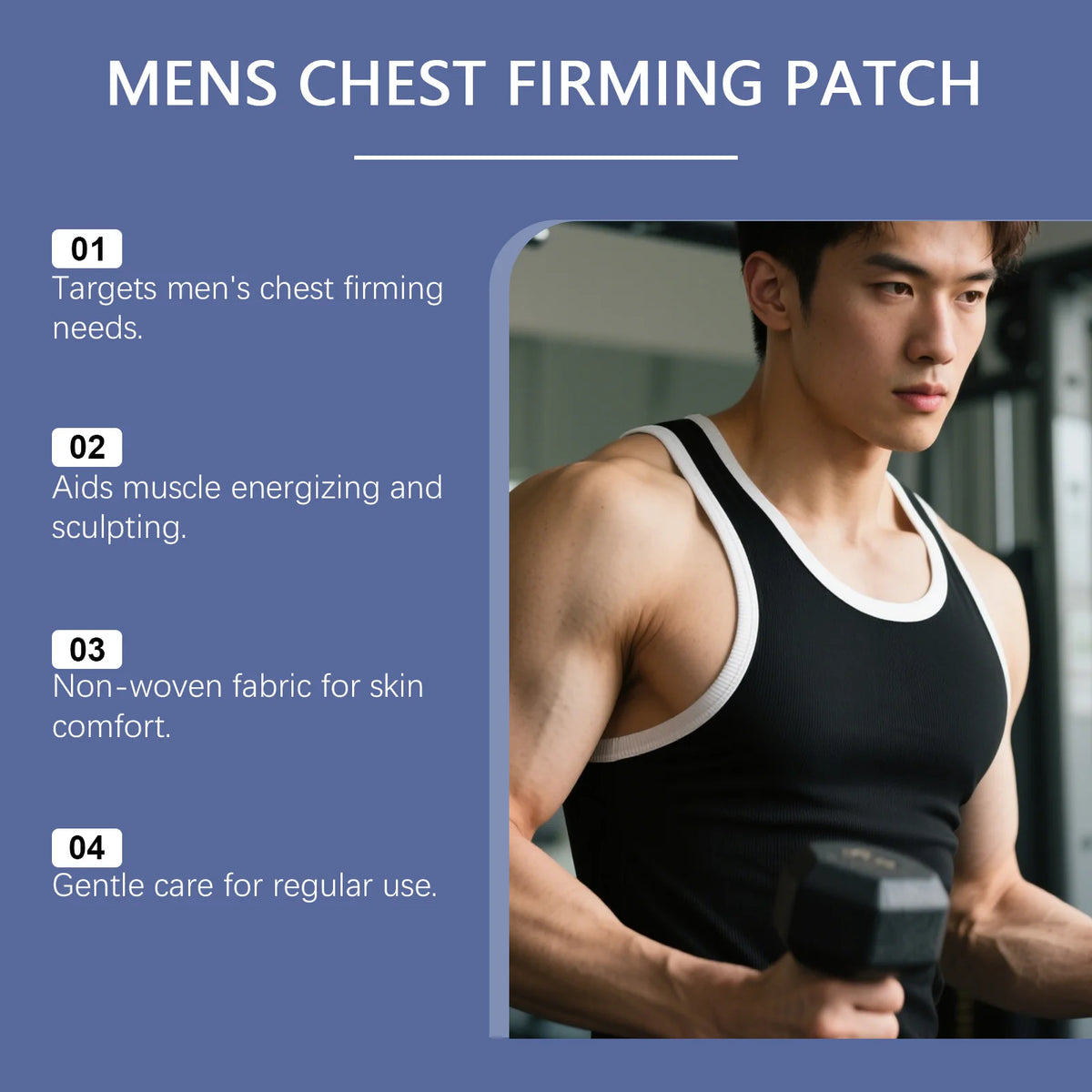 Men's Chest Firming Patches – Breathable Sculpting Body Patch Body Sculpting Patch Qst