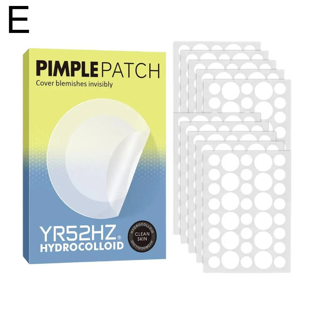 Circular Blemish Patches – 360 pcs, Transparent & Skin Tone Blemish Patches Qme E CN