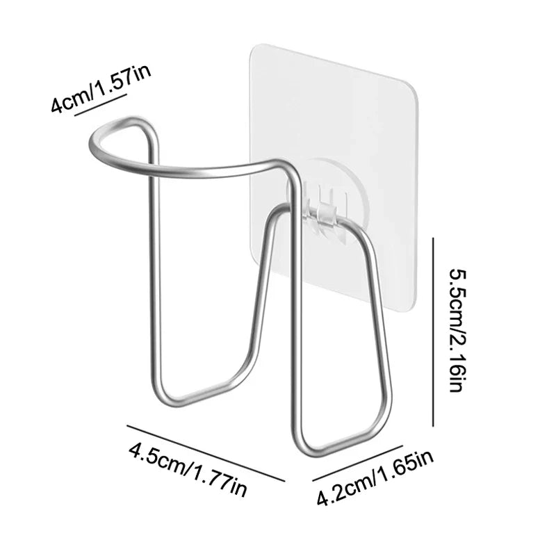 Wall-Mounted Stainless Steel Disposable Paper Cup Holder Wall Cup Dispenser Qme Default Title