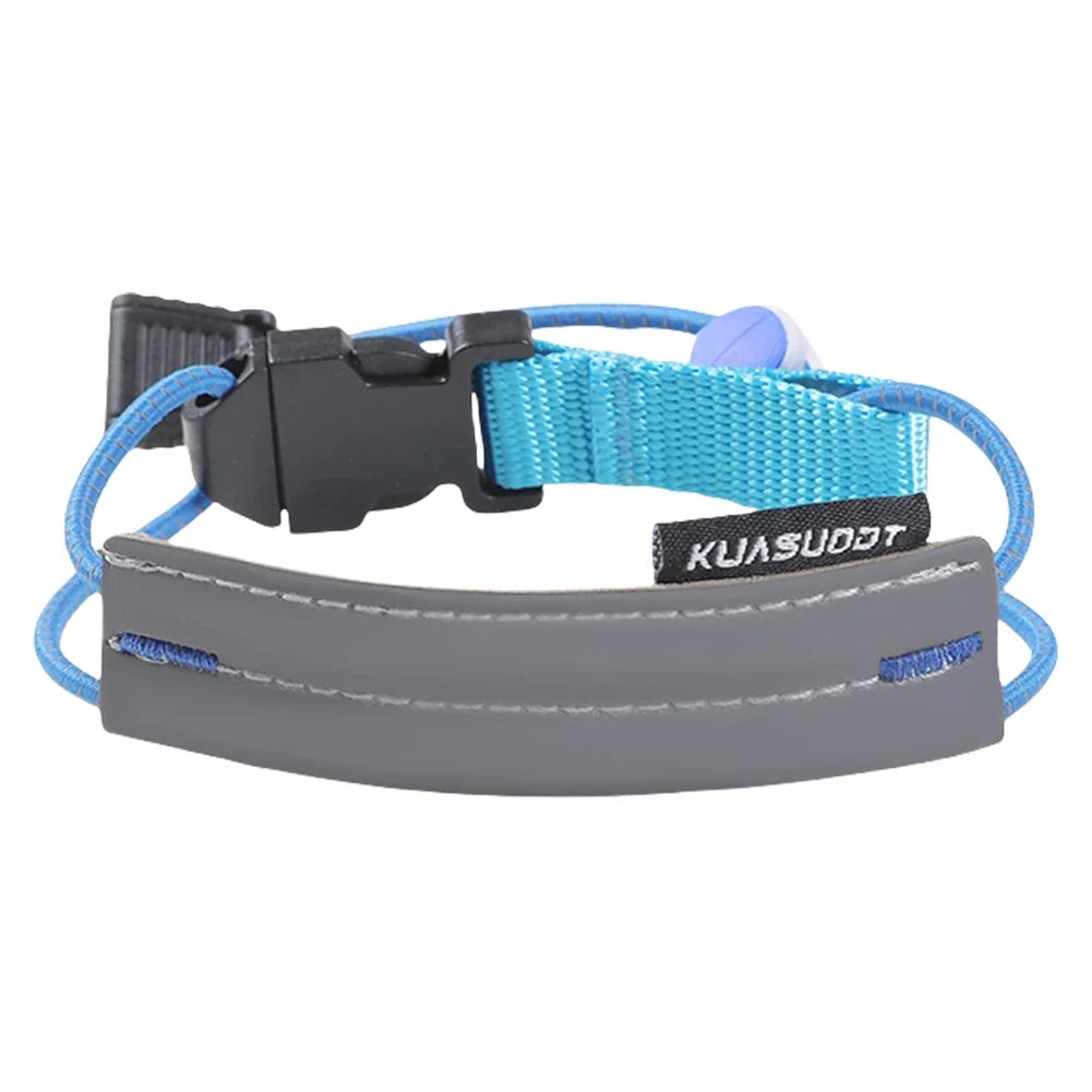 Reflective Cycling Trouser Cuff Bands | High Visibility Leg Straps Cycling Cuff Bands Qme Blue