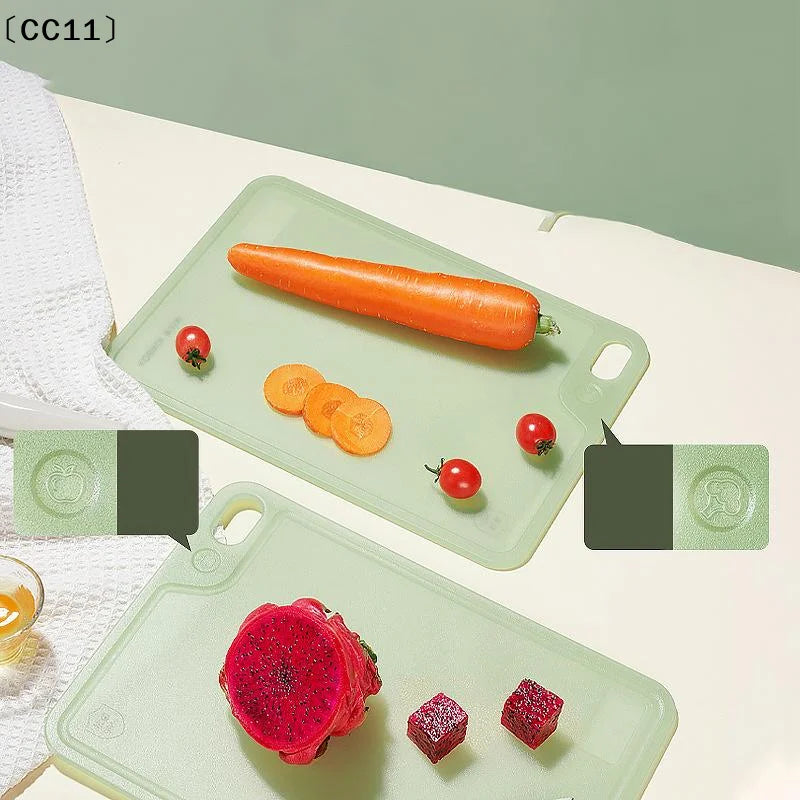 Double-Sided Antimicrobial Cutting Board – BPA-Free, Baby Safe Antimicrobial Cutting Board Qme