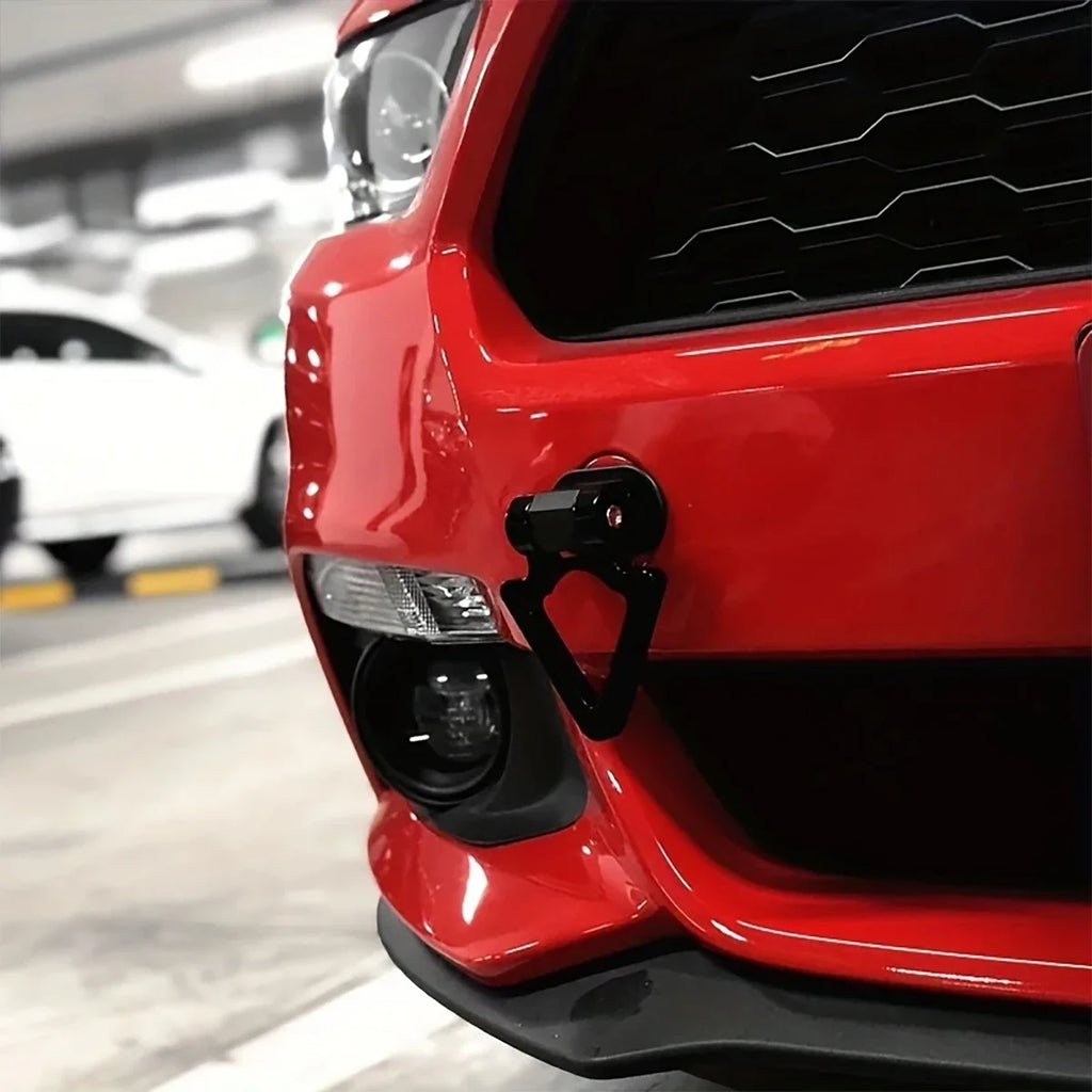 Triangle Tow Hook Cover Sticker ABS Car Exterior Decoration Bumper Tow Hook Decor Qme