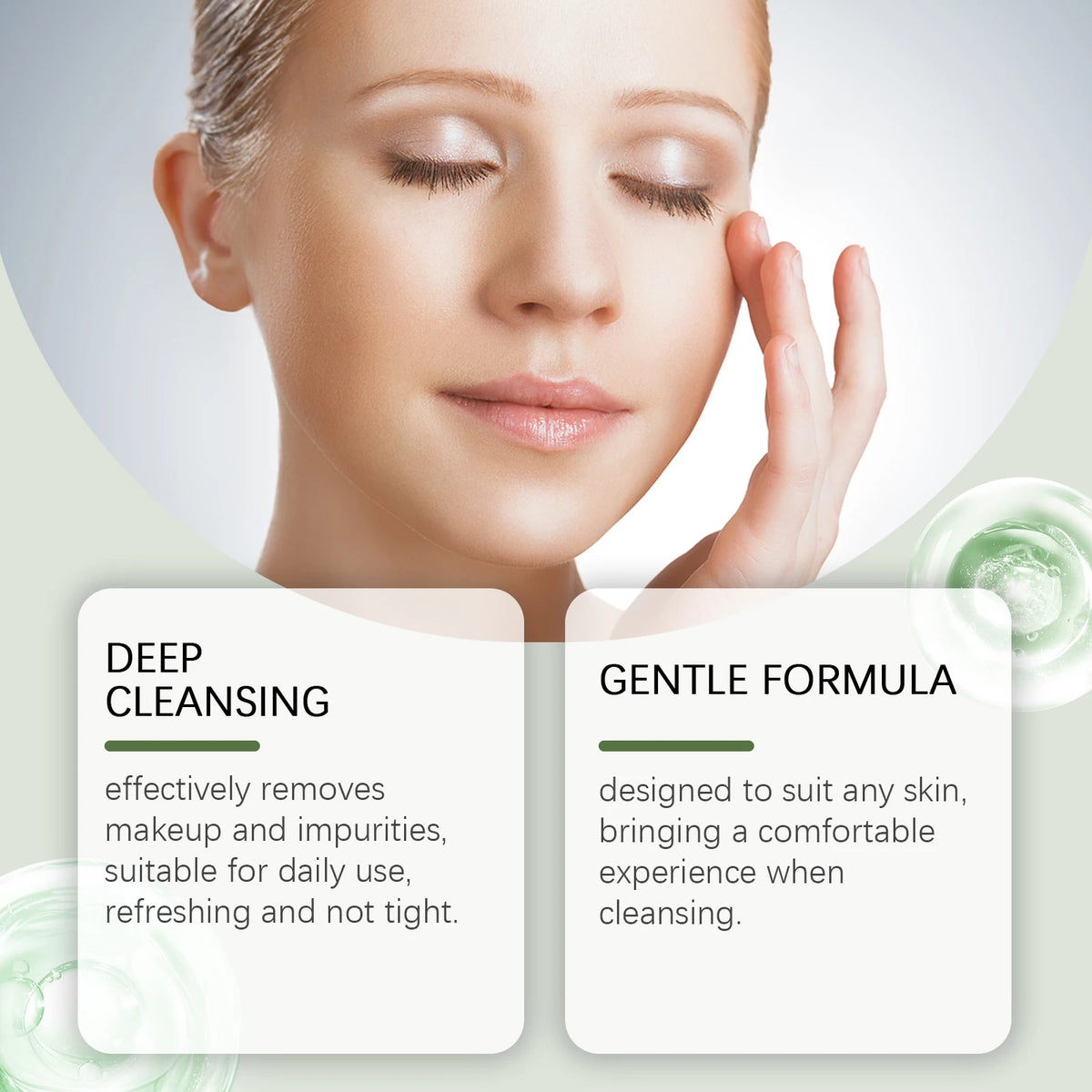 Hoygi Gentle Cleansing Oil – Face, Eye & Lip Makeup Remover 100ml Facial Cleansing Oil Qst