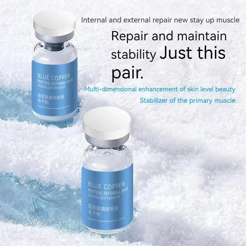 Blue Copper Peptide Freeze-Dried Powder – Firms, Brightens & Lifts Peptide Skin Serum Qme
