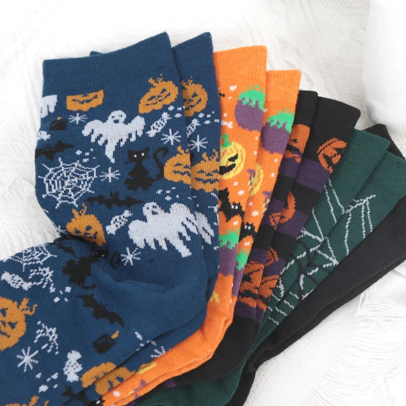 Anime Novelty Socks – Halloween Cosplay Hip Hop Women's Socks Novelty Print Socks Qme