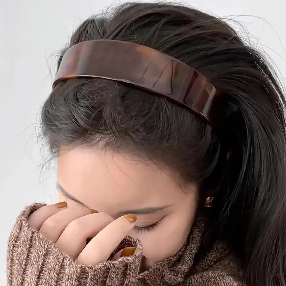 Vintage French Tortoiseshell Headband – No-Slip Women's Hair Band Tortoiseshell Headband Qme