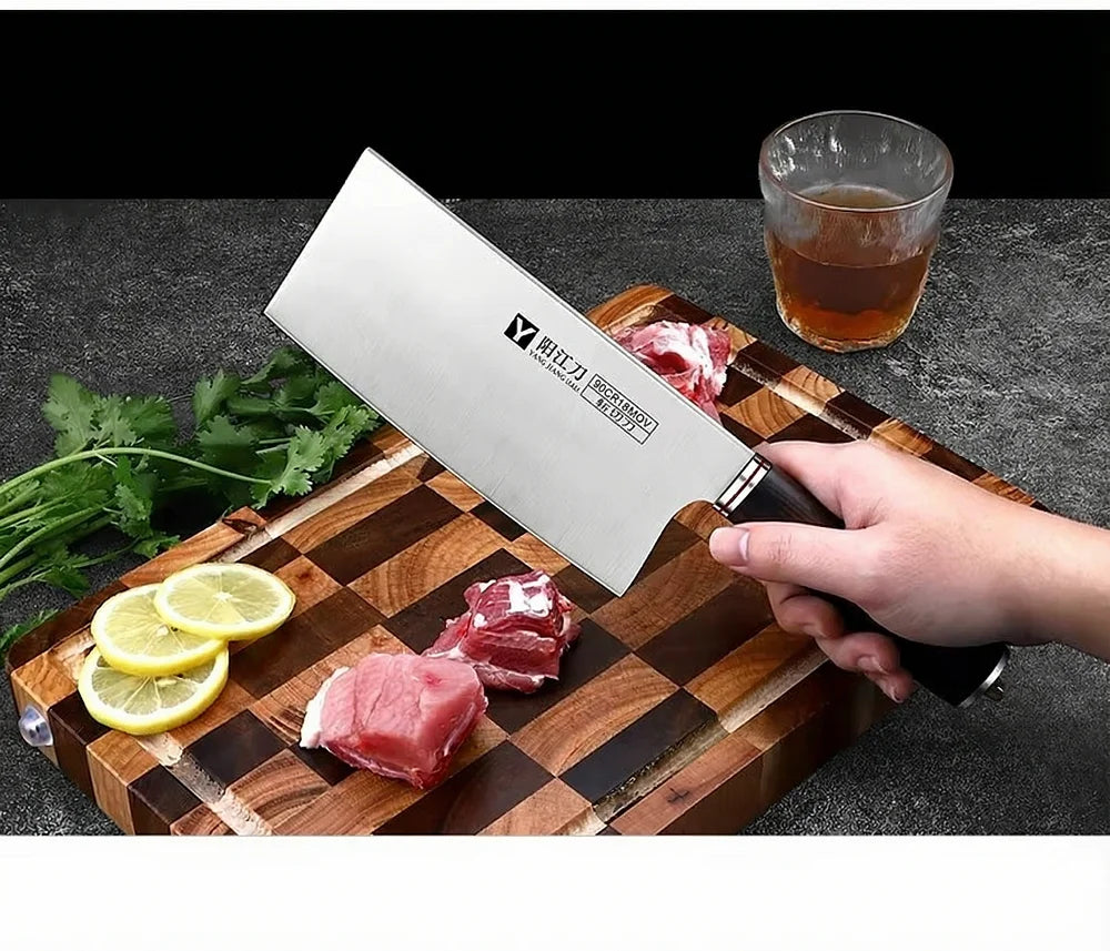 Yangjiang Ultra-Sharp Stainless Steel Chef & Slicing Knife Kitchen Chef Knife Qst