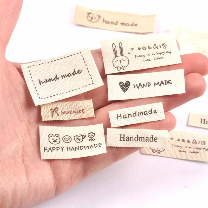 10 Cute Animal Fabric Sew-On Labels for DIY Clothes & Crafts Fabric Sew-On Labels Qme