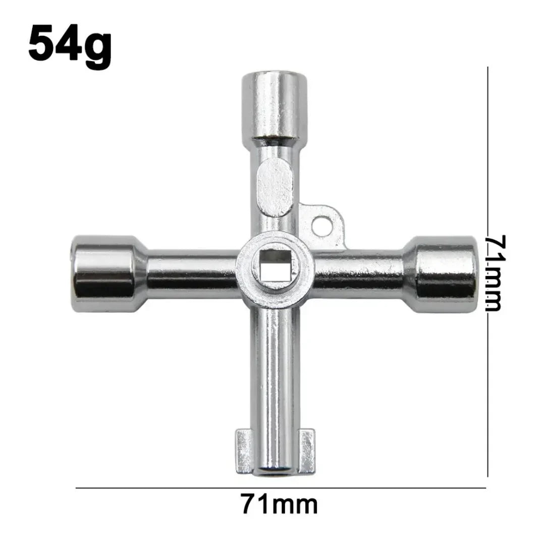 4-in-1 Portable Screwdriver Set – Alloy Steel DIY Hand Tool Multifunctional Screwdriver Qme 4-in-1 screwdriver