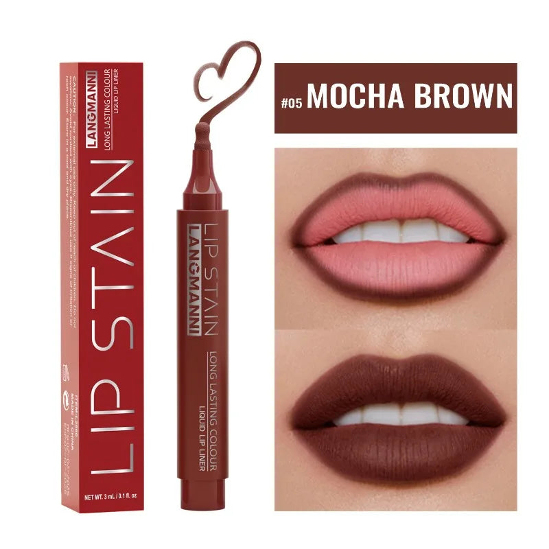 Waterproof Matte Lip Liner Pencil – 6 Colors | Long-Lasting Lip Liner Pencil Qme