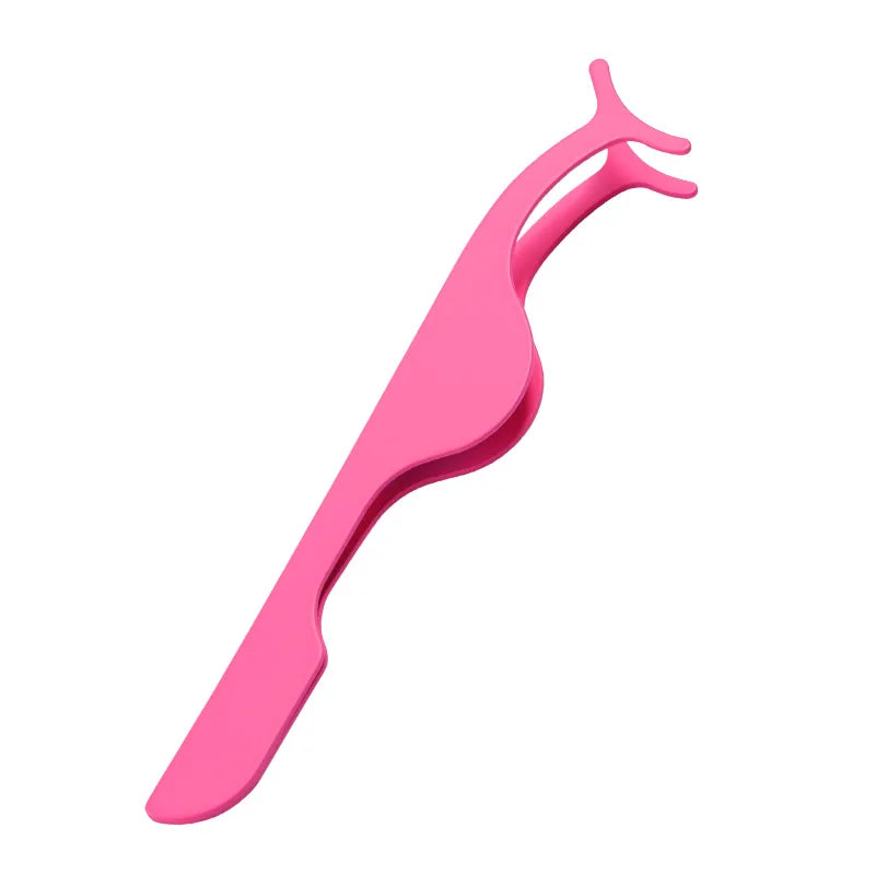 False Eyelash Tweezer & Applicator Tool | Qme Makeup Eyelash Applicator Tool Qme Pink