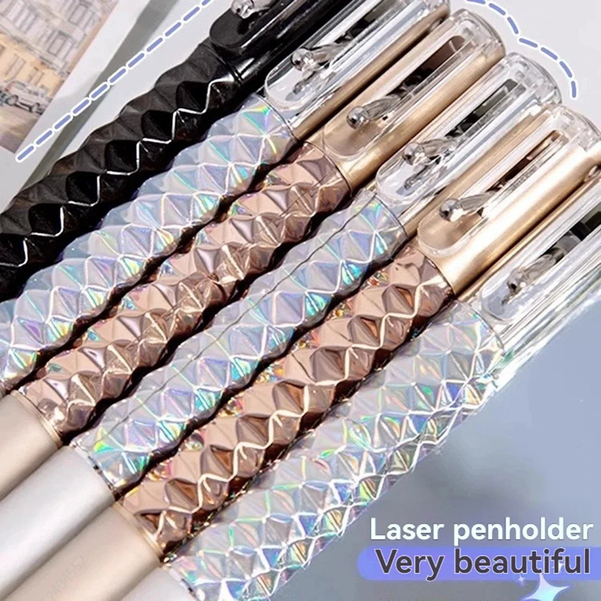 Qme Mechanical Gel Pens Black Ink Fine Point 0.5mm Set Gel Pen Set Qme