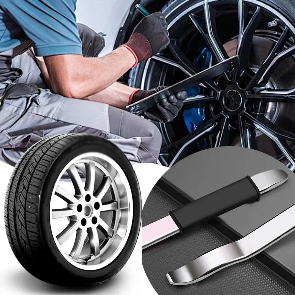 Professional Tire Changer Pry Bar Tool – Metal Rubber Handle Tire Changer Pry Bar Qme