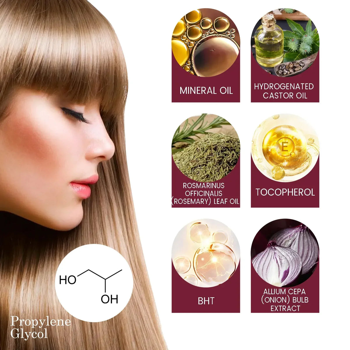 Red Onion Hair Growth Essential Oil Spray – Nourish & Strengthen Hair Growth Spray Qme
