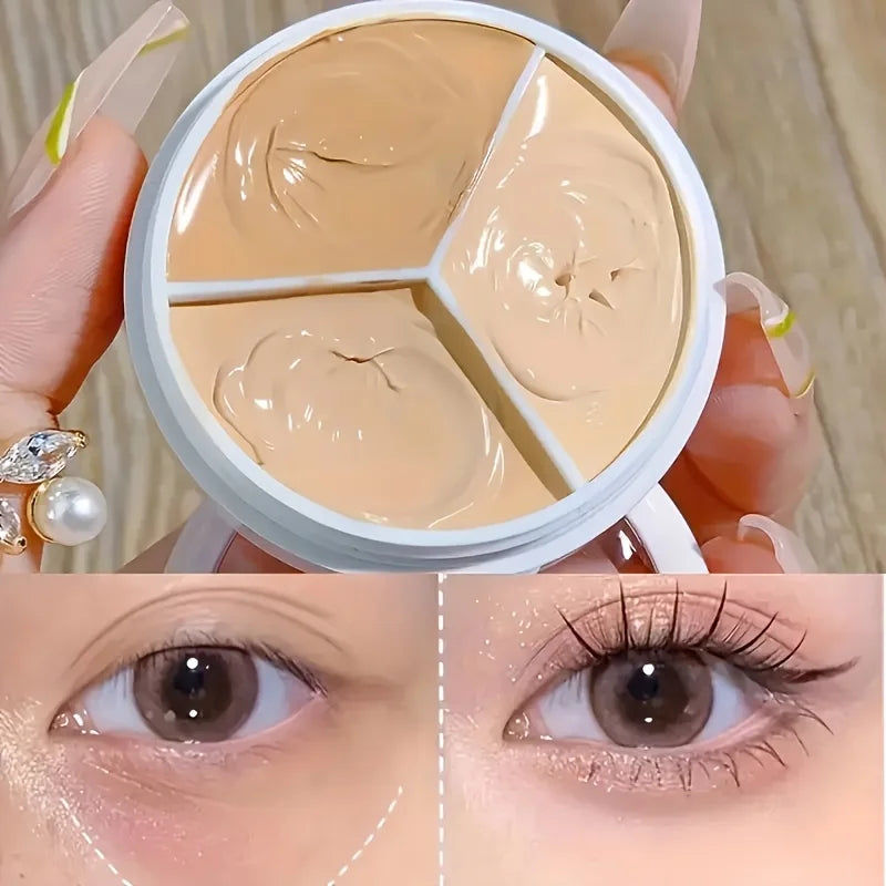 Qme Multi-Shade Concealer Cream – Lightweight Full Coverage Cream Concealer Qme