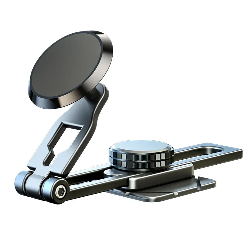 Magnetic Car Phone Mount Foldable Aluminum Alloy Stand Car Phone Mount Qme
