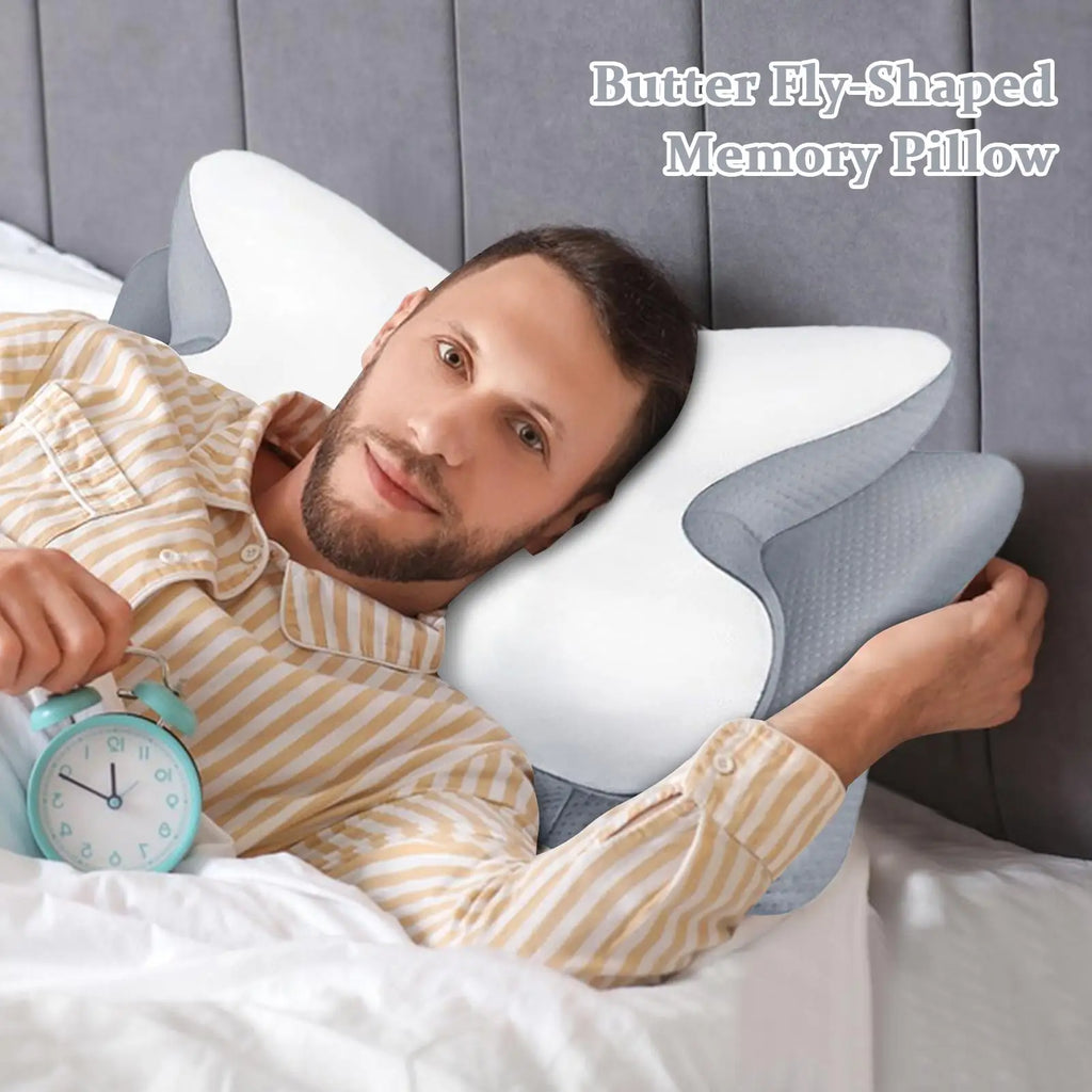 Memory Foam Pillow for Side Sleepers – Slow Rebound Soft Memory Foam Pillow Qme