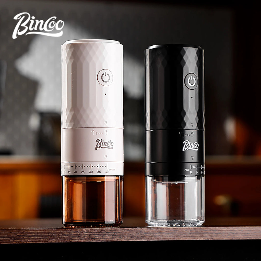 Bincoo Electric Coffee Grinder – Compact Automatic Bean Mill Electric Coffee Grinder Qst