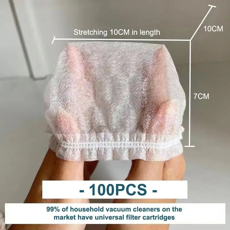 50-Pack Disposable Non-Woven Filters for Vertical Vacuums Vacuum Cleaner Filters Qme A2