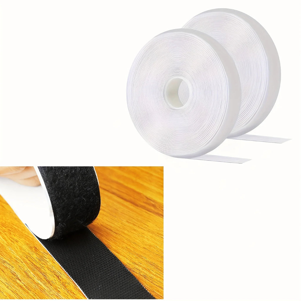 Self-Adhesive Hook & Loop Double-Sided Fabric Tape – Strong Hook & Loop Tape Qme