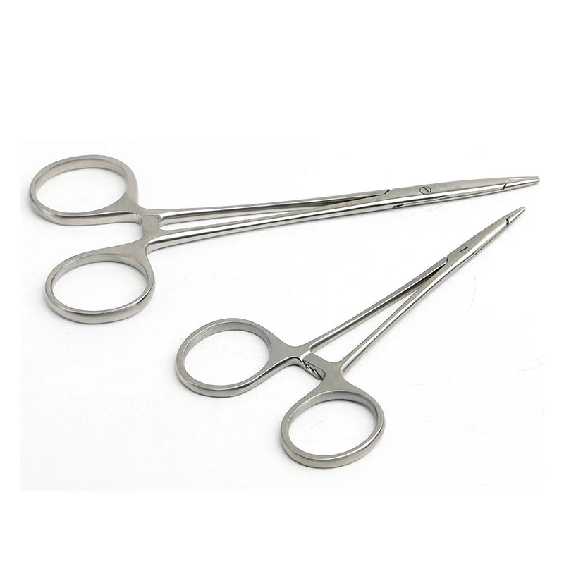 Tiangong Gold Handle Needle Holder with Scissor – Stainless Needle Holder Scissor Qme