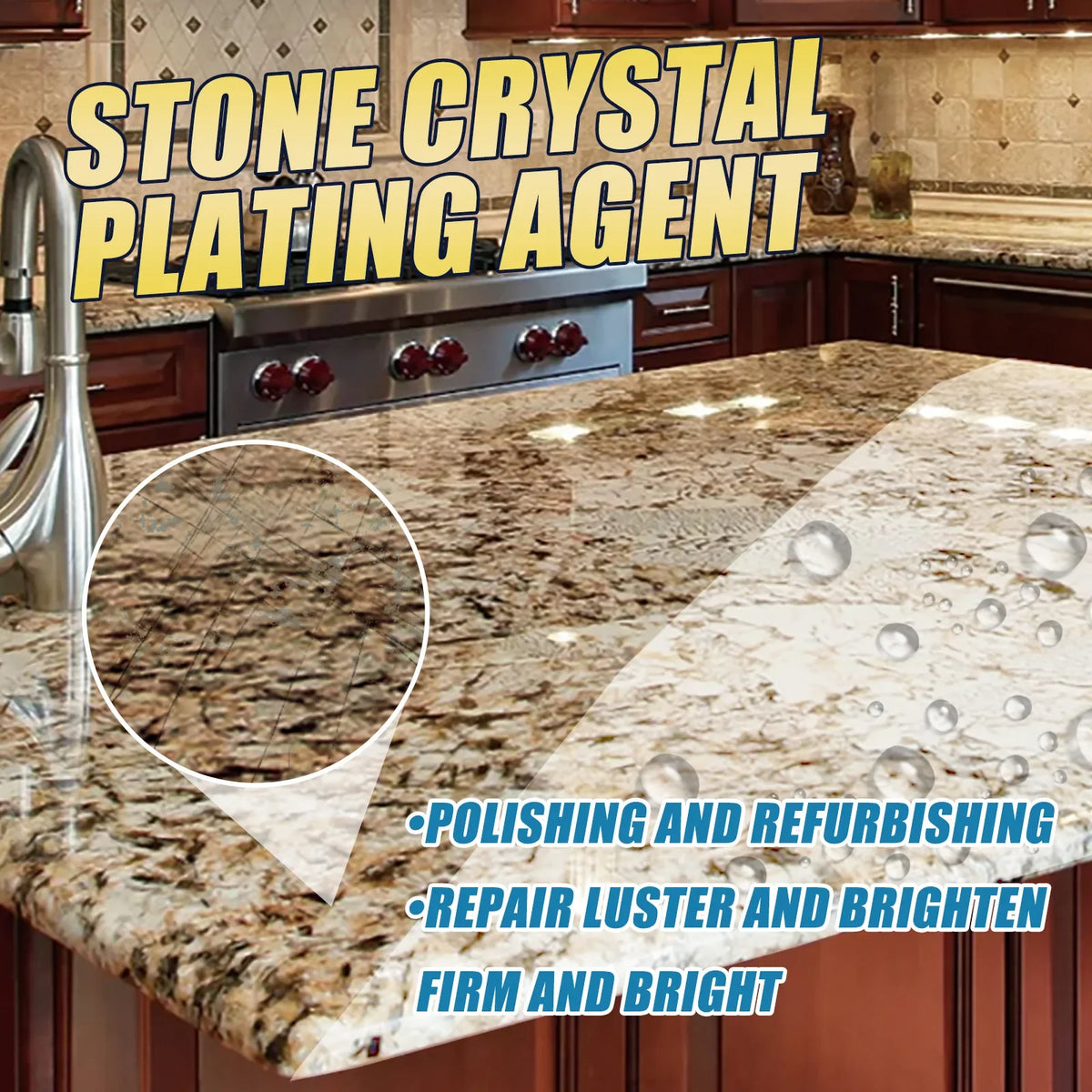 Stone Crystal Polishing & Coating Agent – Marble & Quartz Stone Polishing Coating Qme