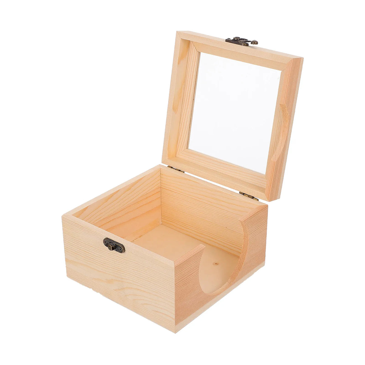 Wooden Hamster House – Natural Wood Hideout & Sleep Nest Small Animal Hideout Qme