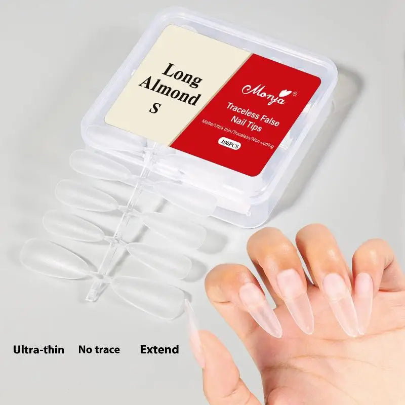 Thin Press-On Fake Nails DIY Easy Removal – 12 Colors Press-On Nail Set Qme