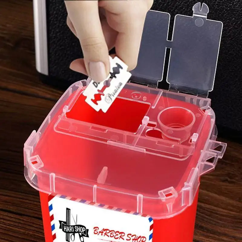 Razor Blade Disposal Case | Barber Sharps Recycling Bin Blade Disposal Case Qme