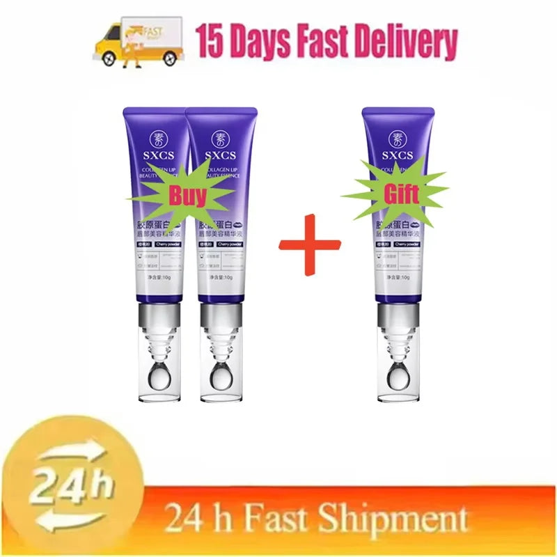 Lip Plumping Essential Oil Serum – Nourishing & Volumising Lip Plumping Serum Qme 3pc