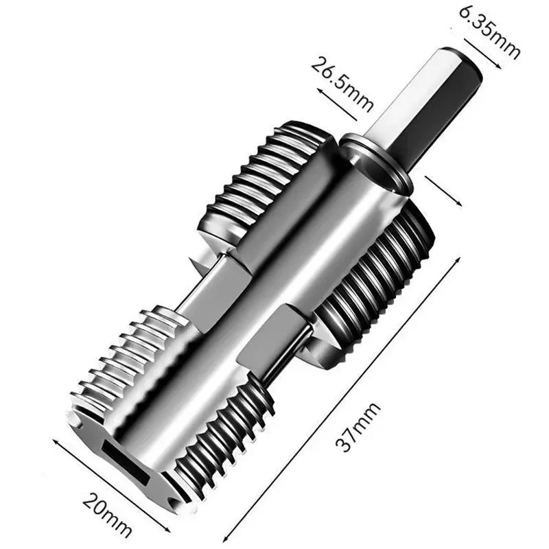 PVC PPR Round Die Pipe Threader – 4 & 6 Point Internal Thread Pipe Threading Die Qme 1pc