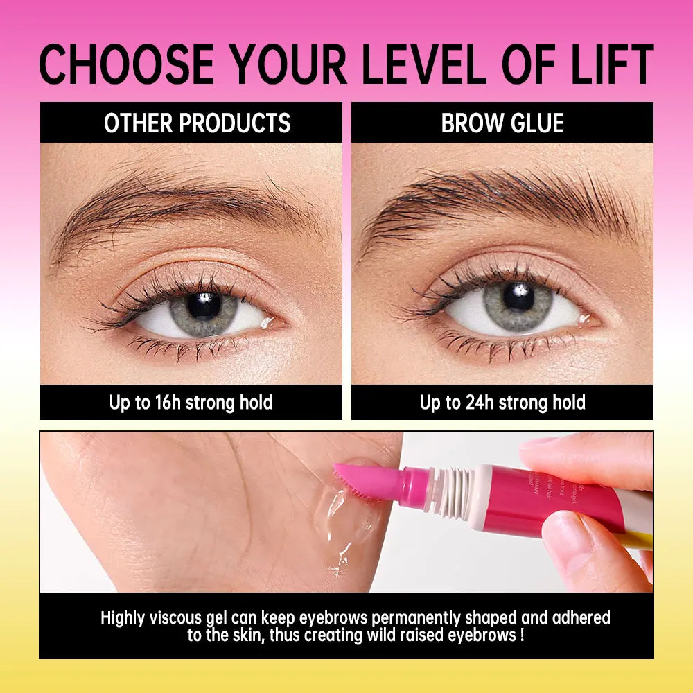 Lakerain Eyebrow Shaping Gel – Waterproof Long-Lasting Brow Gel Eyebrow Shaping Gel Qst