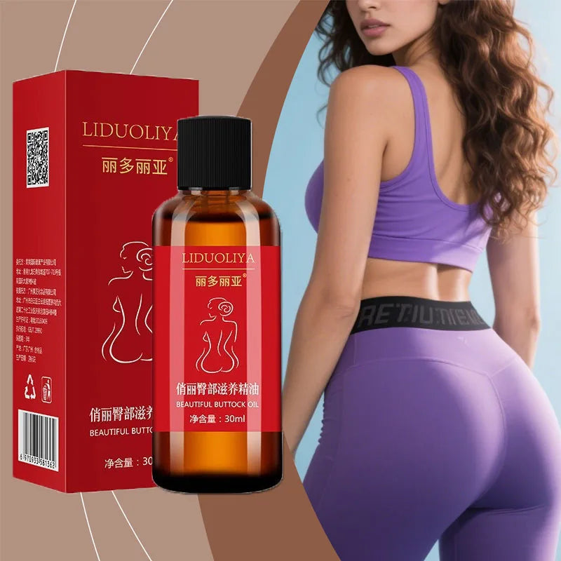 LIDORIA Butt Firming Massage Oil – Nourishing Body Serum 30ml Body Firming Serum Qst