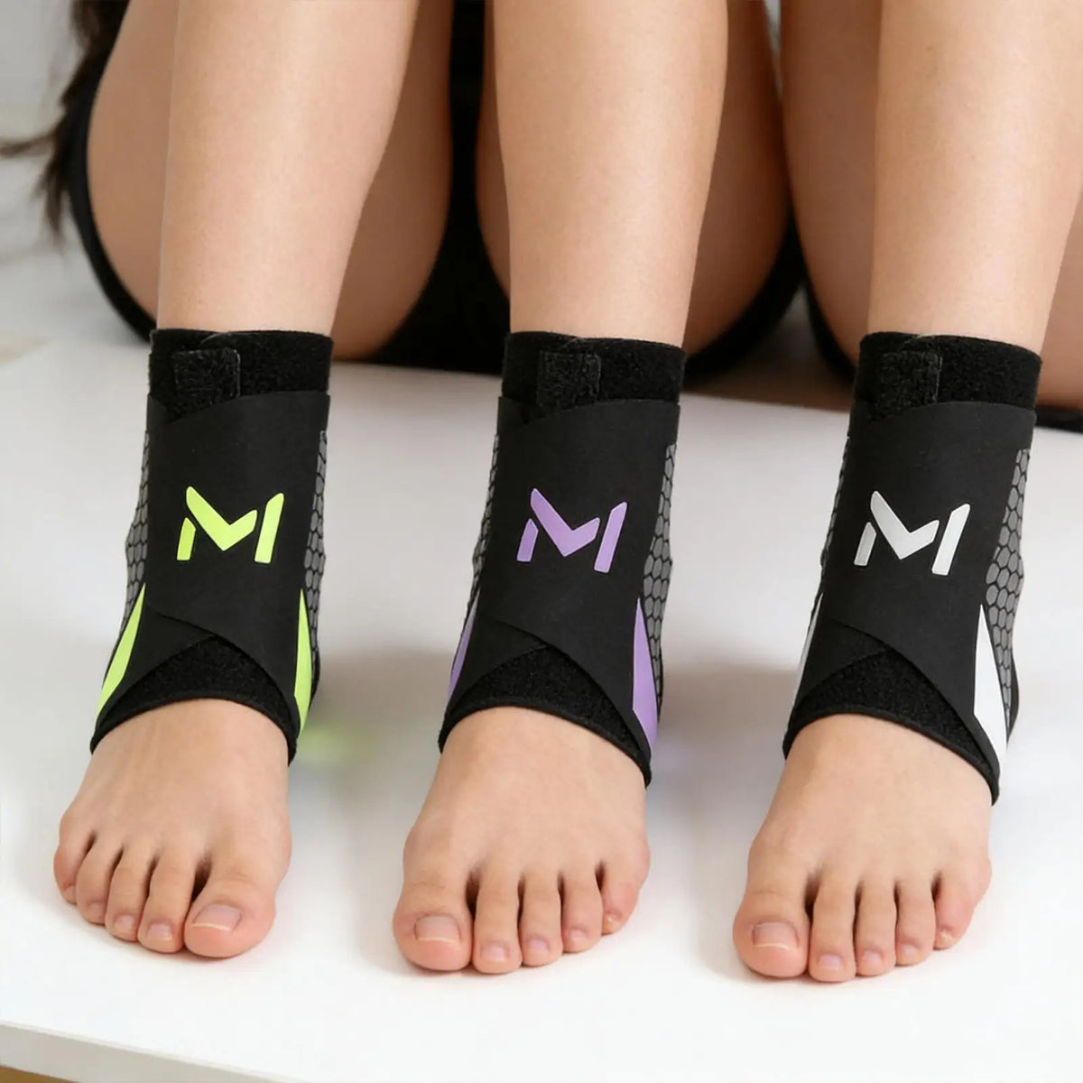 Breathable Ankle Sleeve Brace – Running, Hiking & Exercise Ankle Support Sleeve Qme