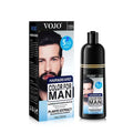Qme Natural Permanent Beard Dye Shampoo – Ammonia-Free 200ml Beard Dye Shampoo Qme Black