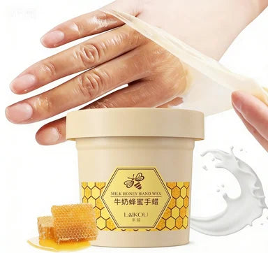 Milk & Honey Hand Mask – Moisturizing & Exfoliating Film Hand Film Mask Qme